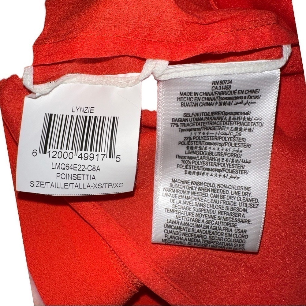 BCBGMAXAZRIA Lynzie Dress in Red Size XS - Picture 6 of 6